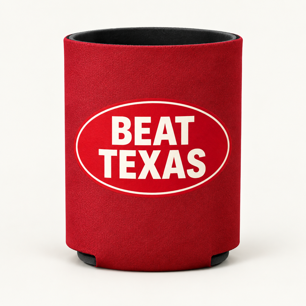 Beat Texas Koozies - Set of 10