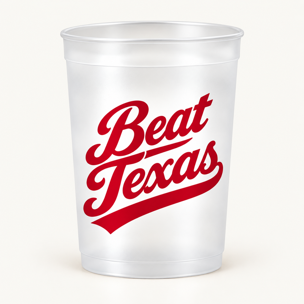 Beat Texas Frosted Cups