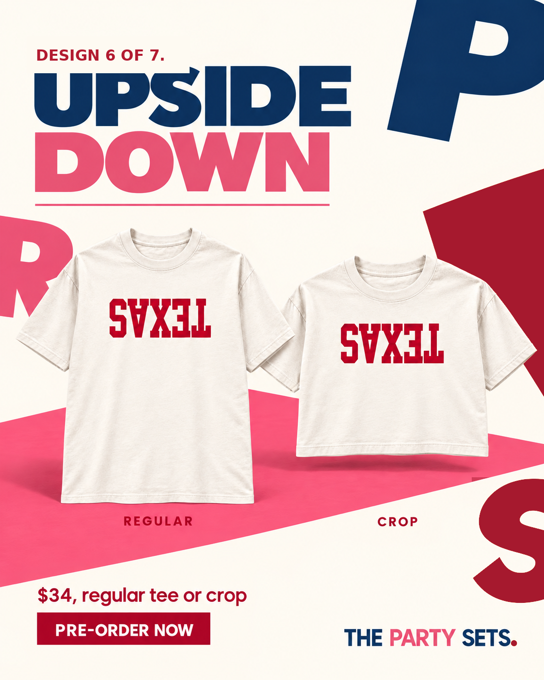 Beat Texas Tee - Upside Down