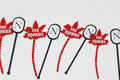 Custom acrylic drink stir sticks