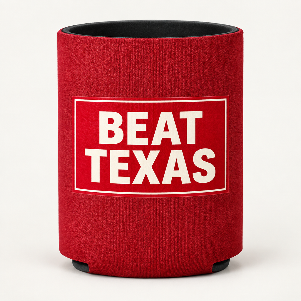 Beat Texas Koozies - Set of 10