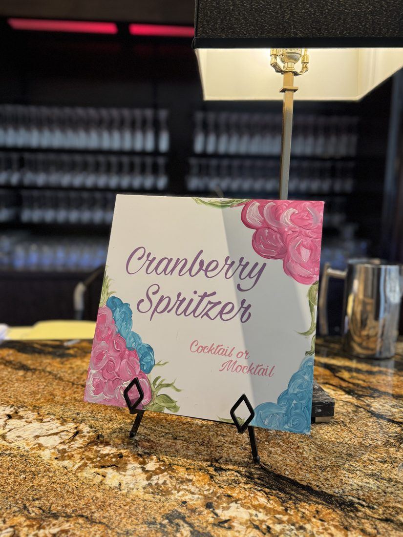 Custom acrylic party sign by The Party Sets