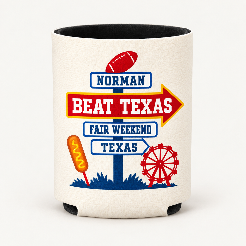 Beat Texas Koozies - Set of 10