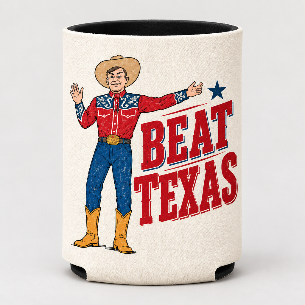 Beat Texas Koozies - Set of 10