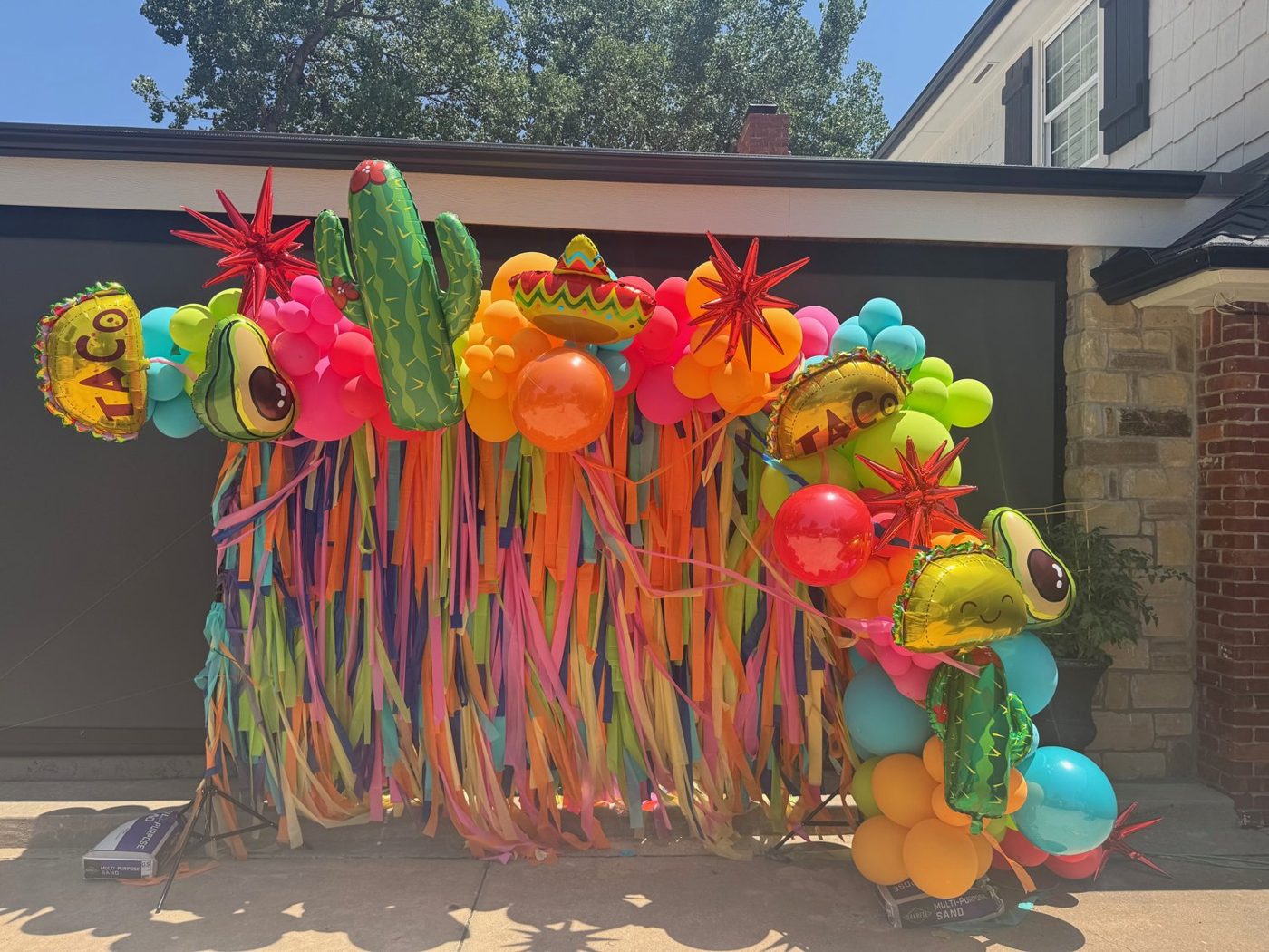 Custom party backdrop by The Party Sets
