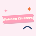 Tabletop balloon clusters by The Party Sets