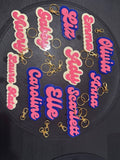 Custom acrylic keychains by The Party Sets